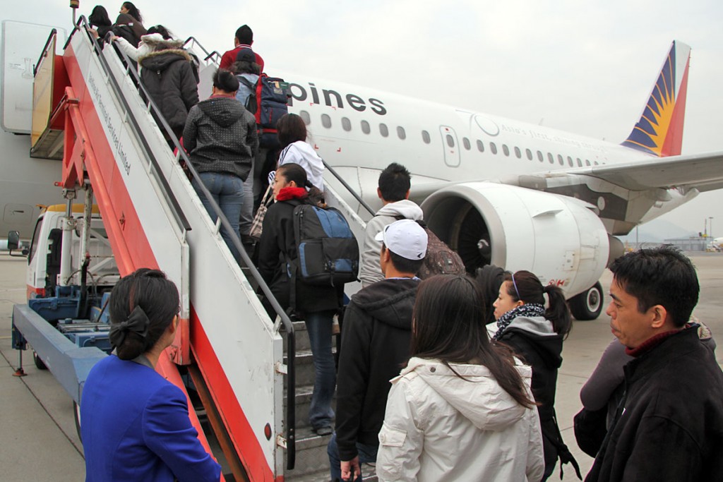 Flyg till Filippinerna från Hongkong (Foto: Göran Ingman) Flyg till Filippinerna från Hongkong (Foto: Göran Ingman)